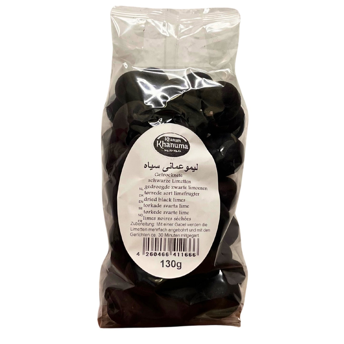 Getrocknete Limetten schwarz - Khanum