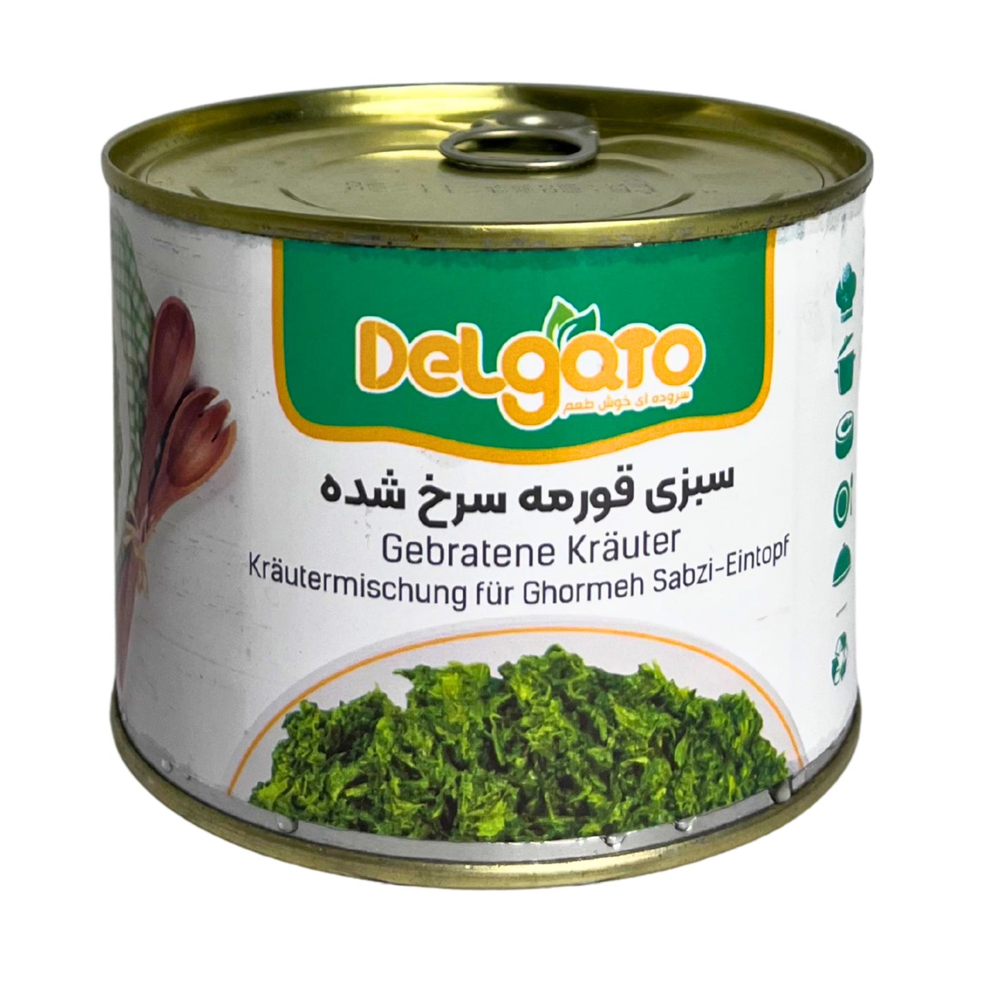 Gebratene Kräuter Ghorme Sabzi - Delgato