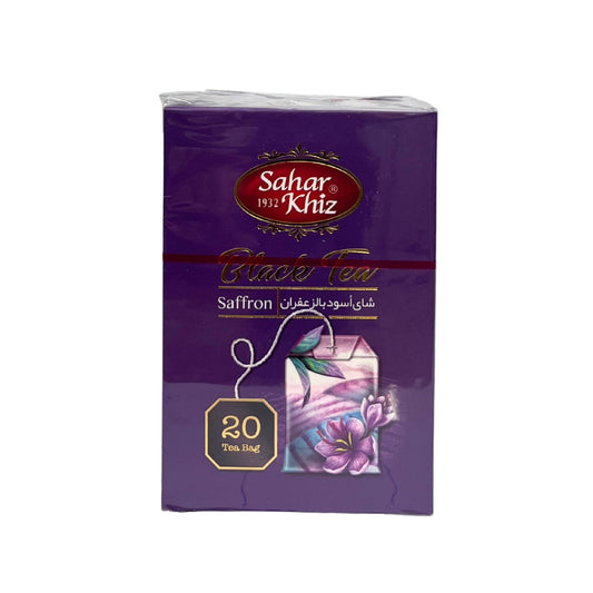 Schwarzer Tee mit Safran