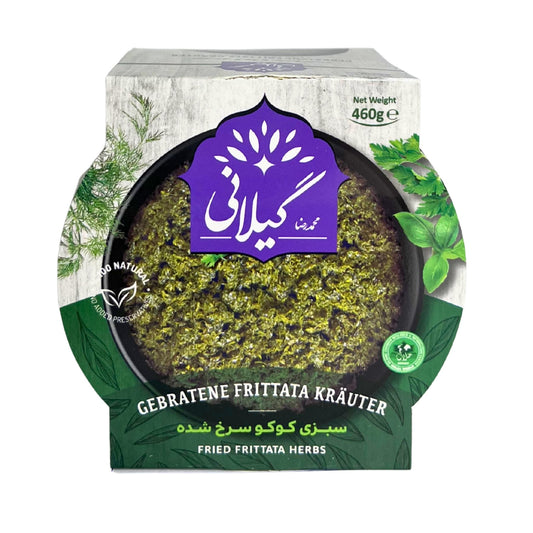 Gebratene Frittata Kräuter - Gilani