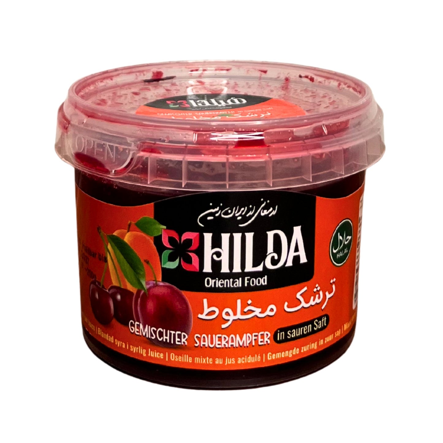 Gemischter Sauerampfer in sauren Saft